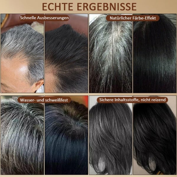 🔥LETZTER TAG 49 % RABATT👍🏻Tragbarer Haarfärbekamm für die Abdeckung grauer Haare