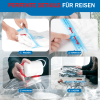 9er-Pack leichte Reisetaschen mit elektrischer Pumpe | Kompakte Vakuum-Aufbewahrungsbeutel für Kleidung | Platzsparende Kompressionsbeutel für unterwegs