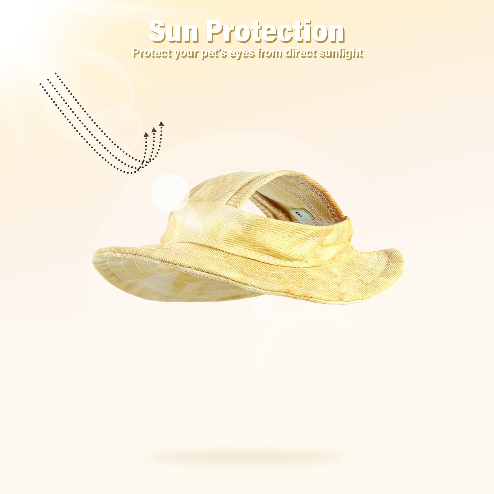🔥Hot Sale 49% OFF🔥 - Pet hat with Ear Holes Sunscreen Baseball Cap