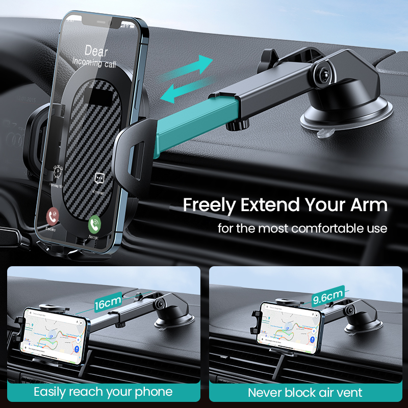 3-in-1 Telescopic Rod Suction Cup Mobile Phone Holder, Buy 2 Free Shipping