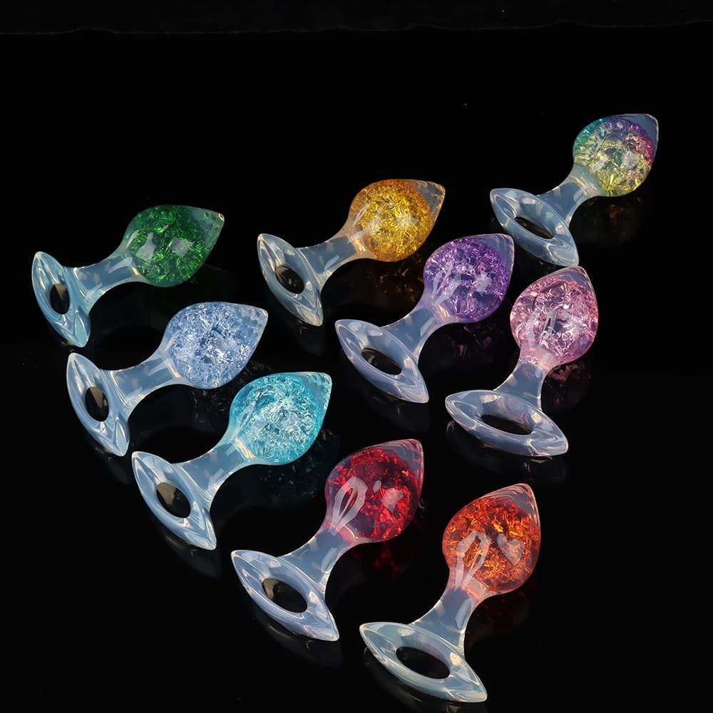 Heart Crystal Butter Plugs