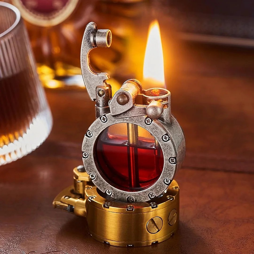 🔥Hot Sale-50% OFF🔥-🎁Vintage Transparent Kerosene Lighter