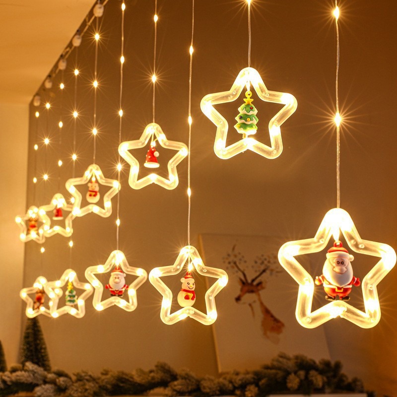 💥LAST DAY SALE 50% OFF💥Festive Cascade Christmas LED String Light⚡BUY 2 FREE SHIPPING⚡