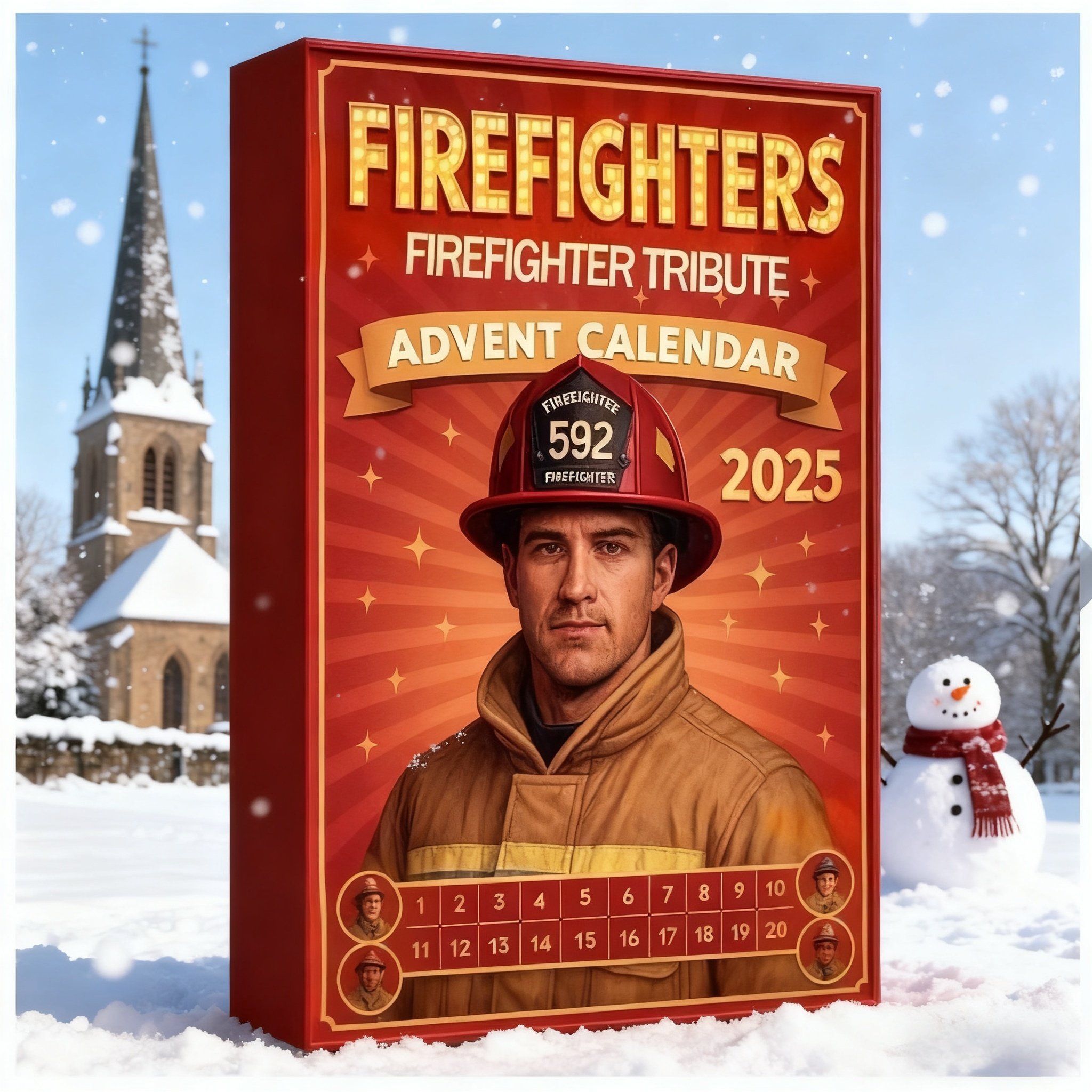 🔥FIREFIGHTERS FIREFIGHTER TRIBUTE ADVENT CALENDAR 2025🎄