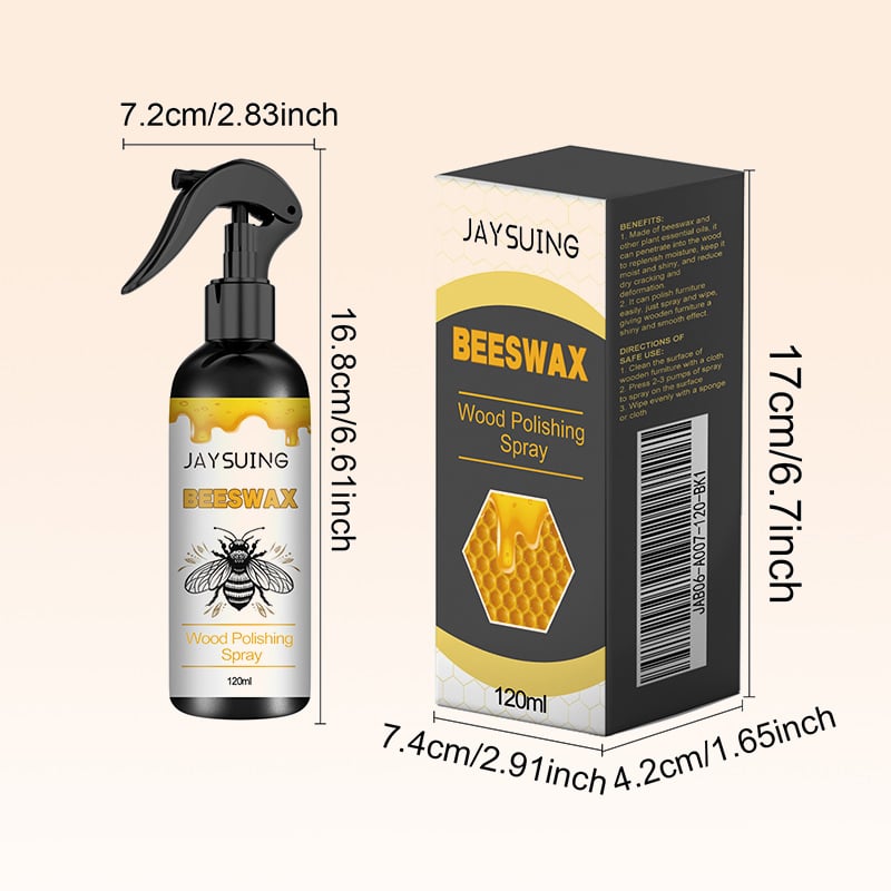 🔥LETZTER TAG 49 % RABATT🔥 Natürliches Bienenwachs-Pflegespray & -Restaurator