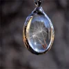 💕Handmade Dandelion Wish necklace - Made With Real Dandelion Seeds