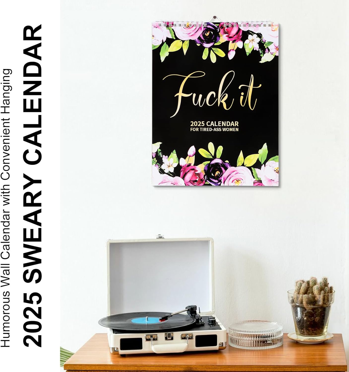 📅Fu-ck It Wall Calendar for Tired-Ass Women, 2025 Newest Fu-ck It Calendar for Tired Women