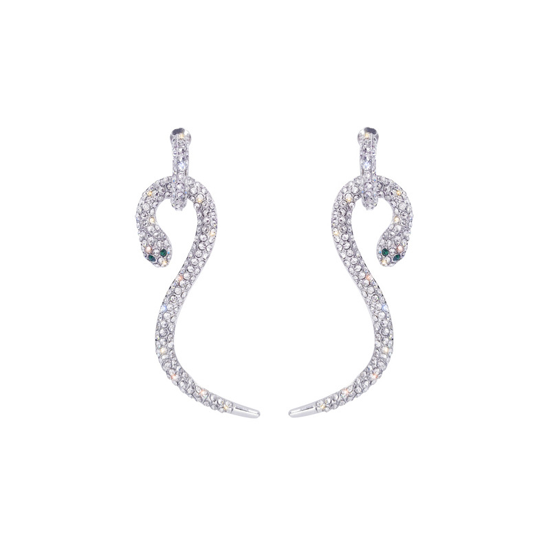 Fashion S snake-shape earrings design exaggerated earrings new trendy temperament earrings women