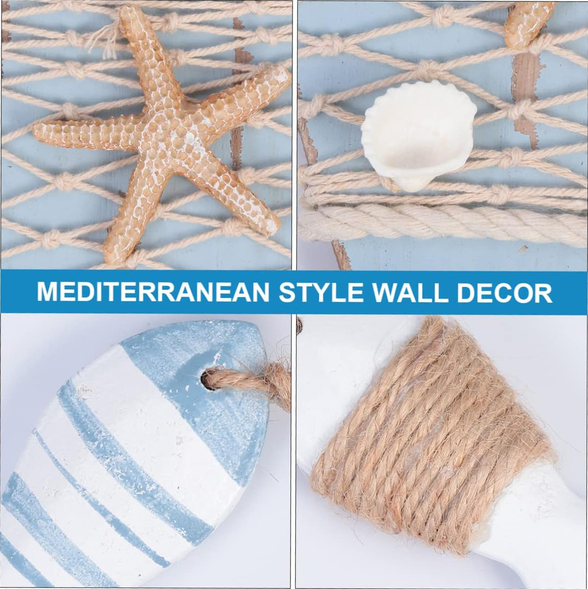 Mediterranean Style Fishbone Shaped Creative Design Handmade Decorative Pendant