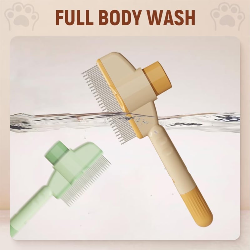 🎁TikTok Last Day Sale - 70% OFF🔥Self-cleaning Pet Flea Comb Grooming Brush
