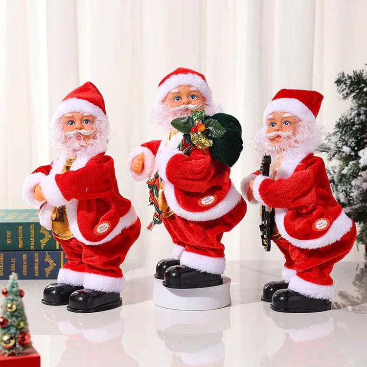 🎄CHRISTMAS SALE 50% OFF🎄Christmas Electric Musical Hip Dancing Santa Claus Doll Toys