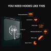 Seamless Adhesive Hook(20 Pcs)