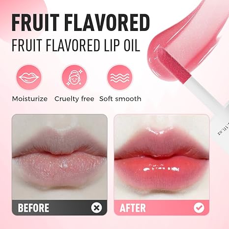 💋 Get the Perfect Pout✨ Tinted Lip Glow Oil - For Lush, Hydrated Lips with a Natural Glow! 💖