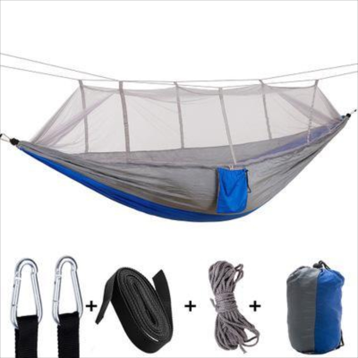 (Father's Day Promotion- 50% OFF) Camping Netted Hammock