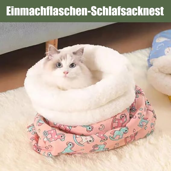 🔥Letzter Tag 49% Rabatt🐾Gemütliches Heimtiernest für kleine Katzen und Hunde