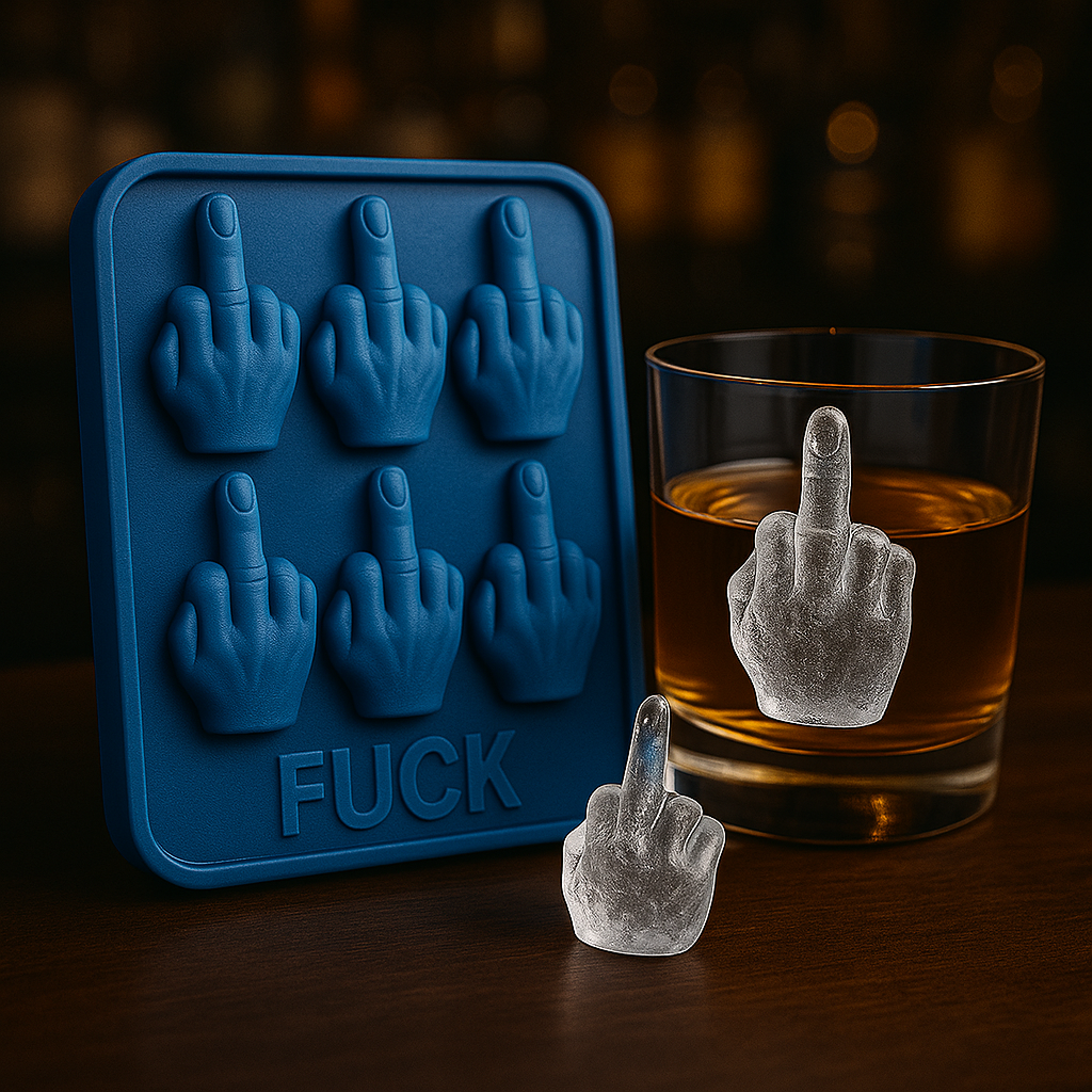 Funny Middle Finger Ice Mold | Funny Gifts