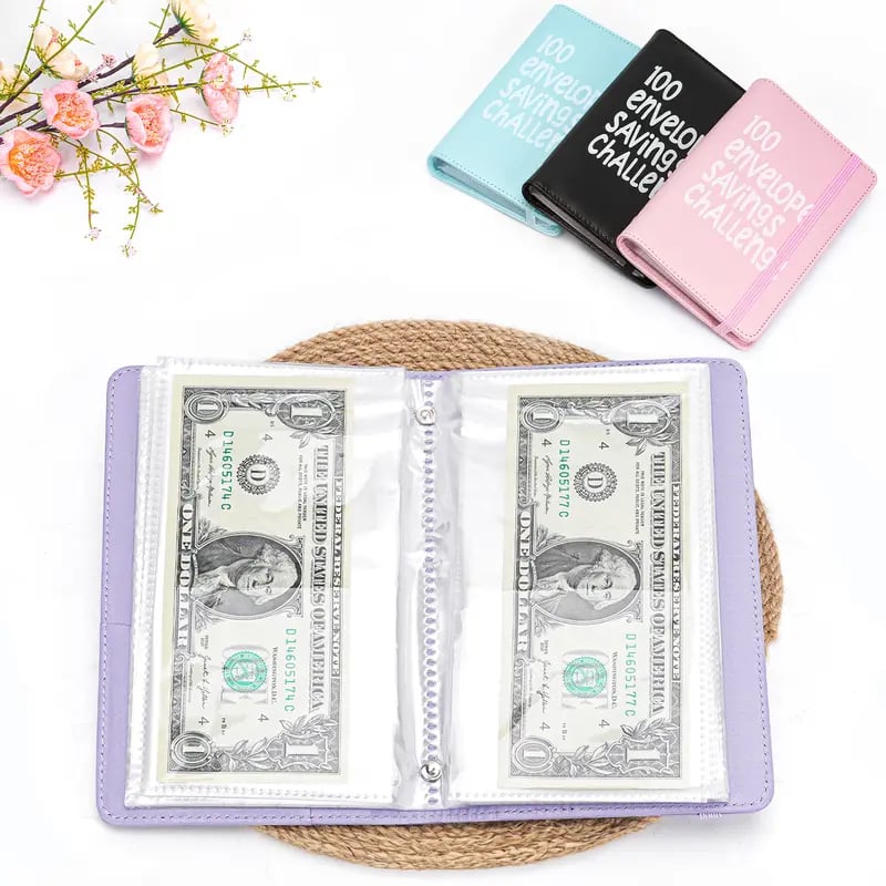 Last Day Promotion 70% OFF - 🔥100 Days Money Saving Challenge Coin Envelope BudgetStorage Book💵