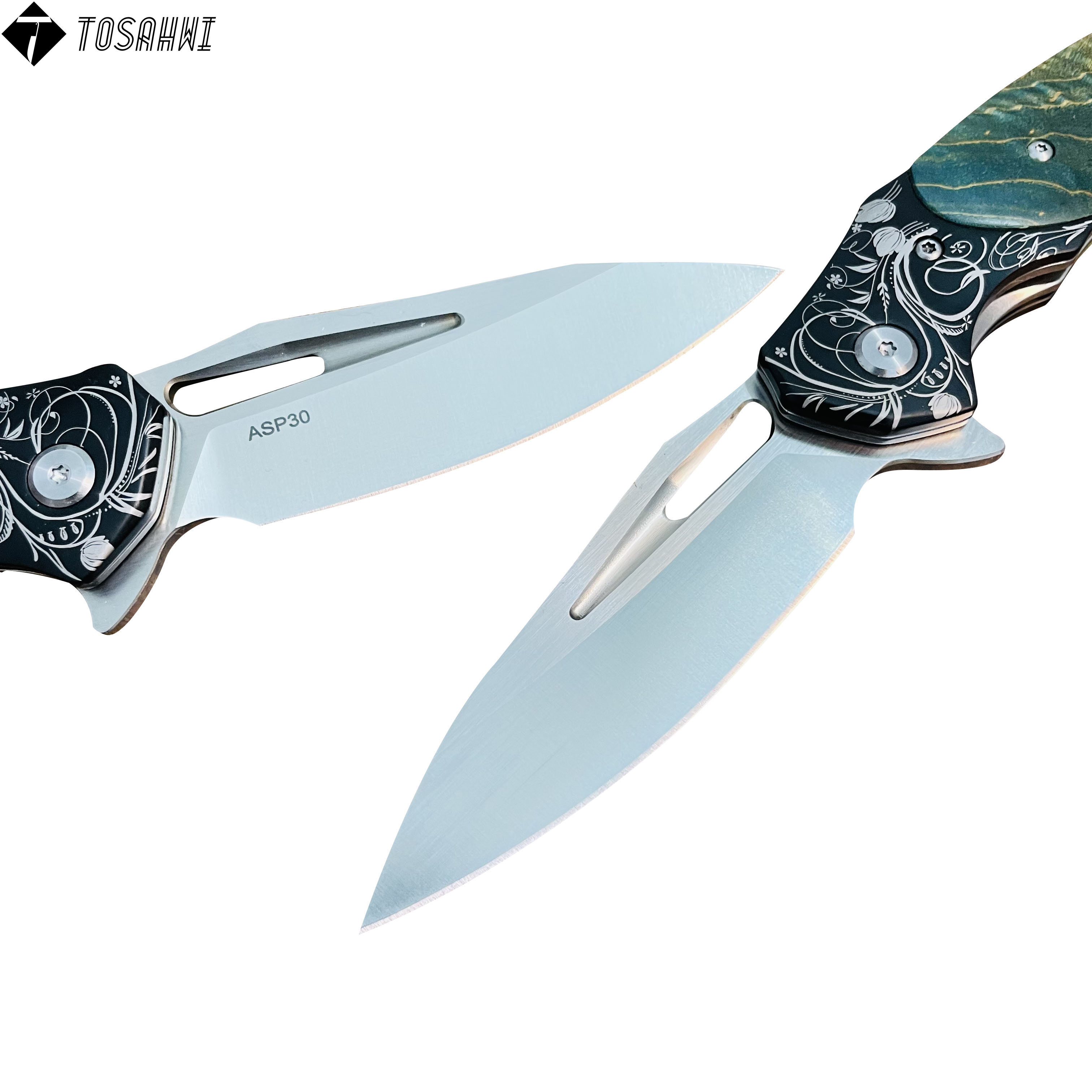 TOSAHWI HANDMADE Outdoor Folding Knife-ZQ0251