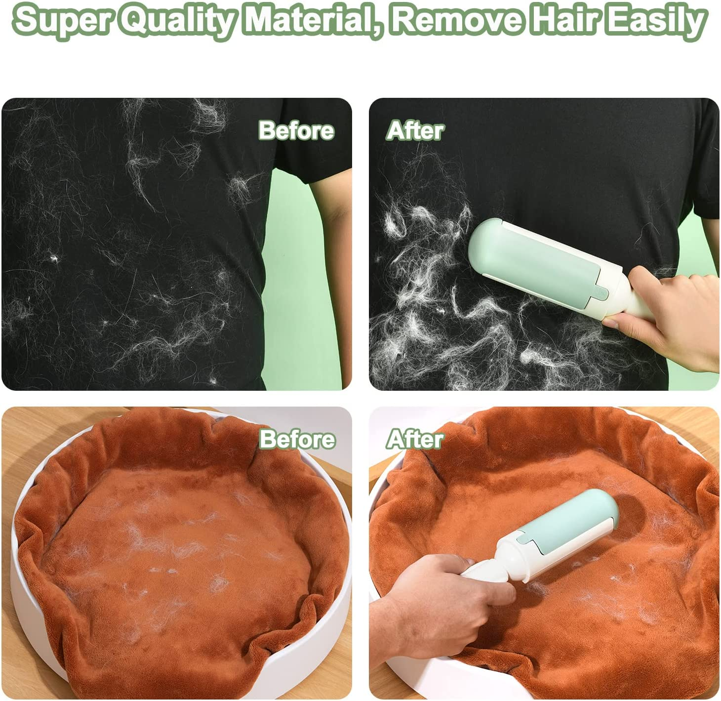(🔥Last Day Promotion- SAVE 48% OFF)Reusable Pet Hair Remover Roller(buy 2 get 1 free now)