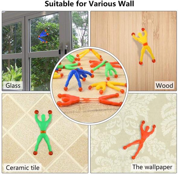 (🎁CHRISTMAS SALE - 49% OFF) Wall Climbing Toy Man, Set of 5 Pcs, Buy 6 Get 6 Free (12 Sets & Free Shipping)