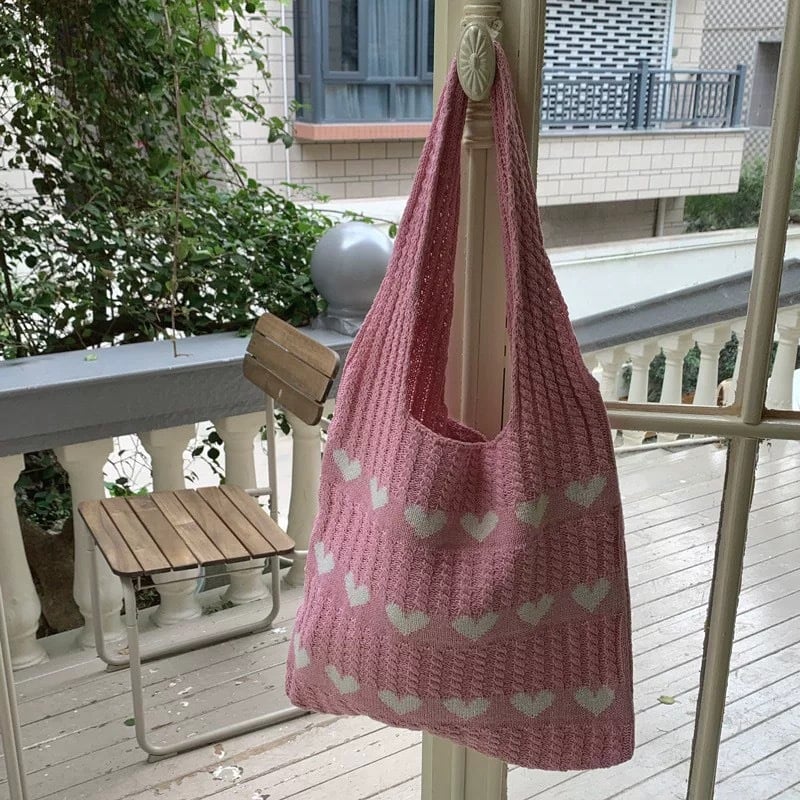Handmade Knitted Crossbody Bag