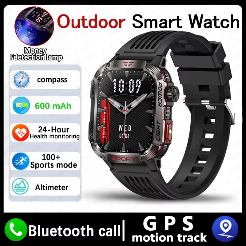⏰LAST DAY SALE 50% OFF💥Men's Military Outdoor Sports Smart Watch for Android & IOS
