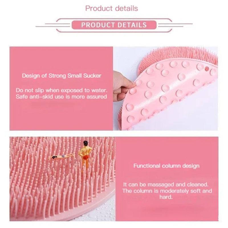 (🔥LAST DAY PROMOTION - SAVE 49% OFF) Shower Foot & Back Scrubber, Massage Pad-BUY 2 GET 1 FREE NOW