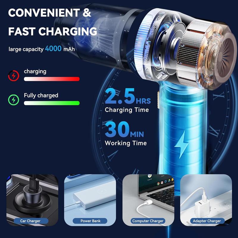 🔥Last Day Promotion 50% OFF🔥2-in-1 Handheld Cordless Home Vacuum Cleaner Car Cordless Vacuum Cleaner