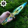 Metal Dull Blade Mystbloom Kunai 11'' Game Prop 3 Colors