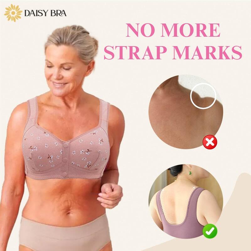 🔥Last day 80% OFF - 🌻Daisy Bra Comfortable & Convenient Front Button Bra