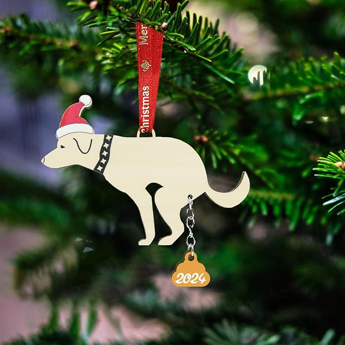 (🌲EARLY CHRISTMAS SALE - 49% OFF) Funny Dog Pooping Ornaments