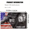 🔴🔵⚪One Nation Under God Jesus Flag - Patriotic Grommet Flag Gift for Faithful Hearts & Home Decor