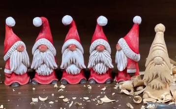 🎅Hand-Carved Santa Gnome Decorations (BUY 2 GET FREE SHIPPING)