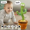 🎉🎉🎉Last Sale 🎁 Intelligent Cactus Interactive Learning and Musical Toy for Kids to Dance Record and Speak with Fun