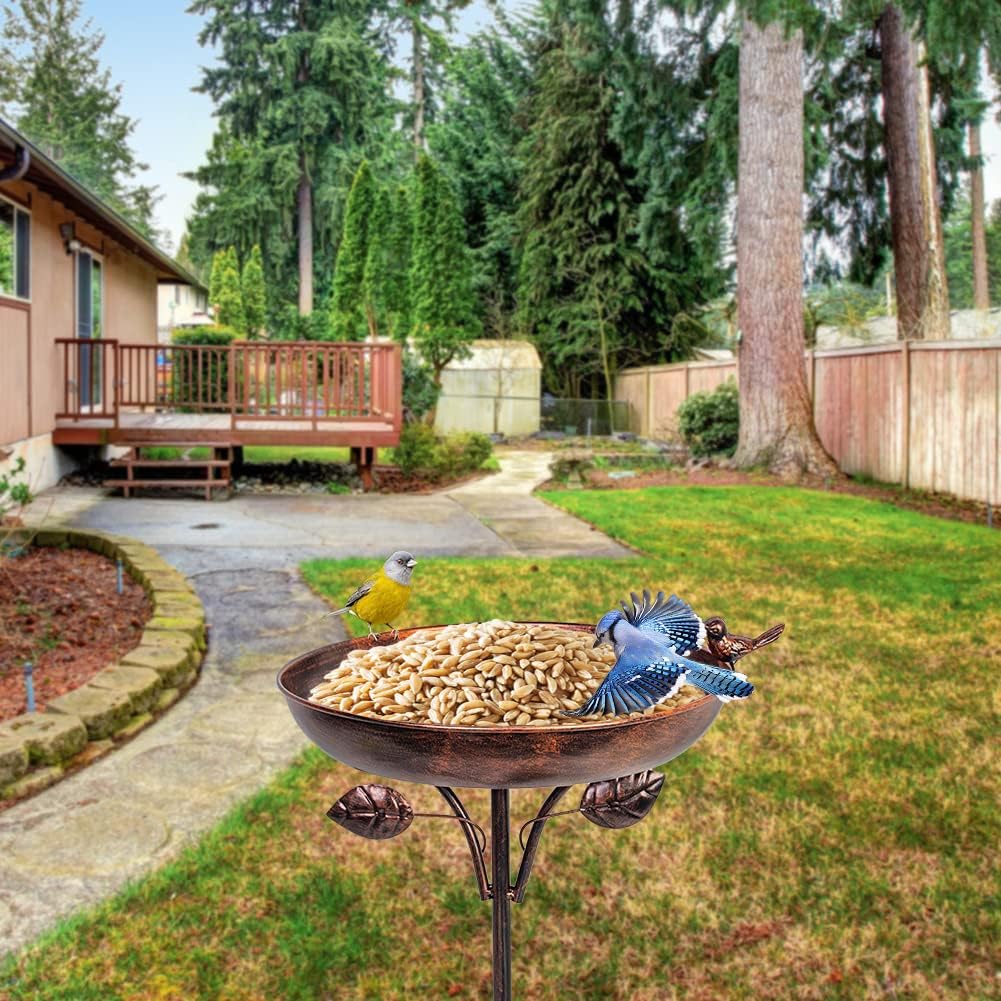 🎖️July 4th Flash Sale: 50% OFF Sitewide! 💕Retro Bird Feeder Iron Decoration 12