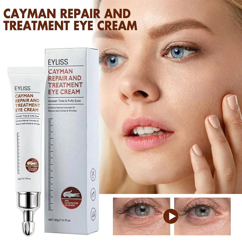 🔥2023 HOT SLAE🎁-Eyliss™ Crocodile Oil Anti-Aging Eye Cream