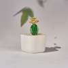 🌵Fused Glass Cactus Plants: 🔥Handmade Stained Glass Plant Decorations