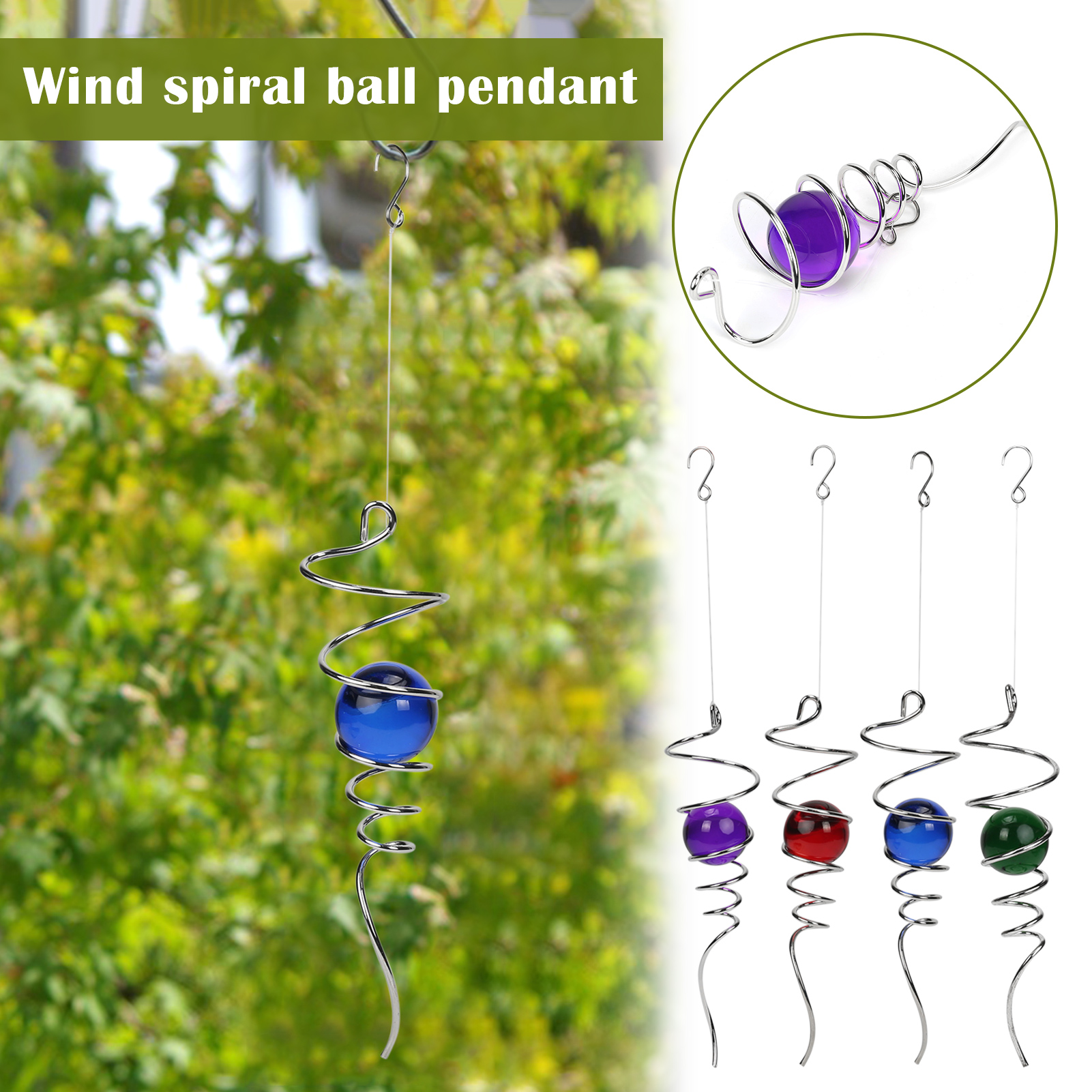(🔥Last Day Promotion- SAVE 50%)Wind Spinner Ball Spiral Tai- BUY 2 GET 1 FREE ONLY TODAY