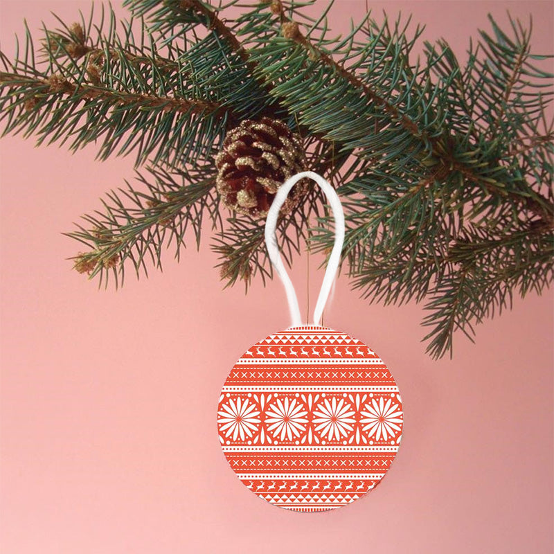 🎄TikTok Christmas Sale - 70% OFF🎄Round Christmas tree hanging sign with patterns