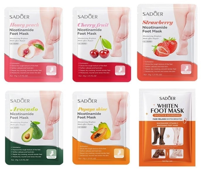 🔥Last Day Promotion 50% OFF💥Niacinamide Foot Mask Rejuvenating Flower and Fruit Essence