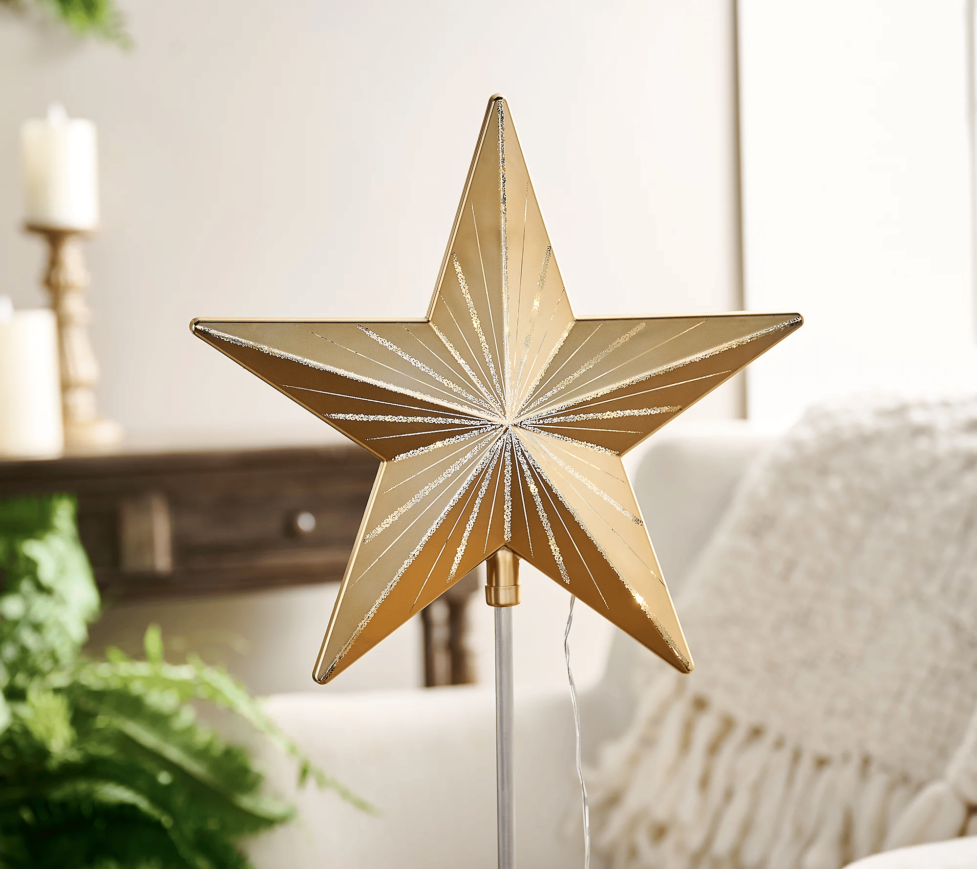 🔥LAST DAY 49% OFF - 🎄Starry Night Gingerbread Tree Topper – ✨Whimsical Holiday Magic