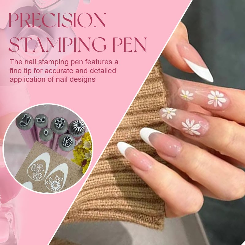 🔥LAST DAY SALE 70% OFF💥🏆#1 Bestselling💅Nail Art Stamp Pen