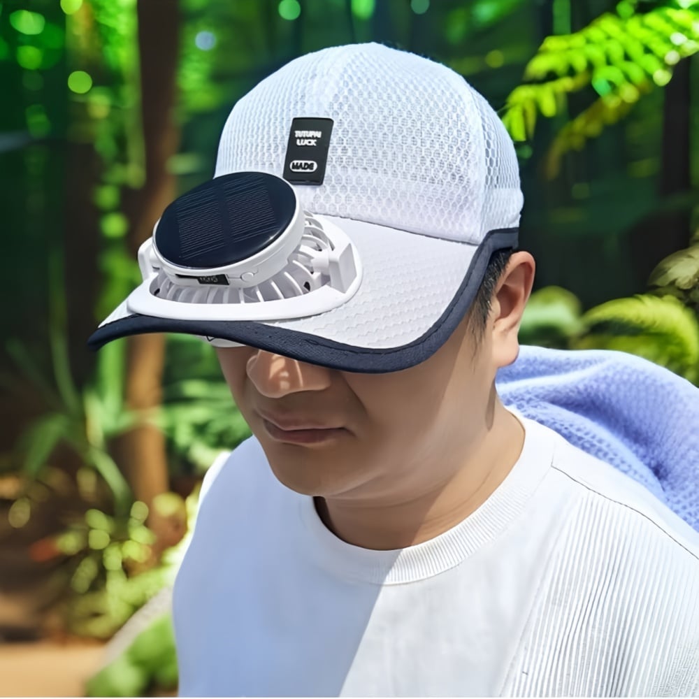 ⏰LAST DAY SALE 50% OFF💥Solar Rechargeable Peaked Cap