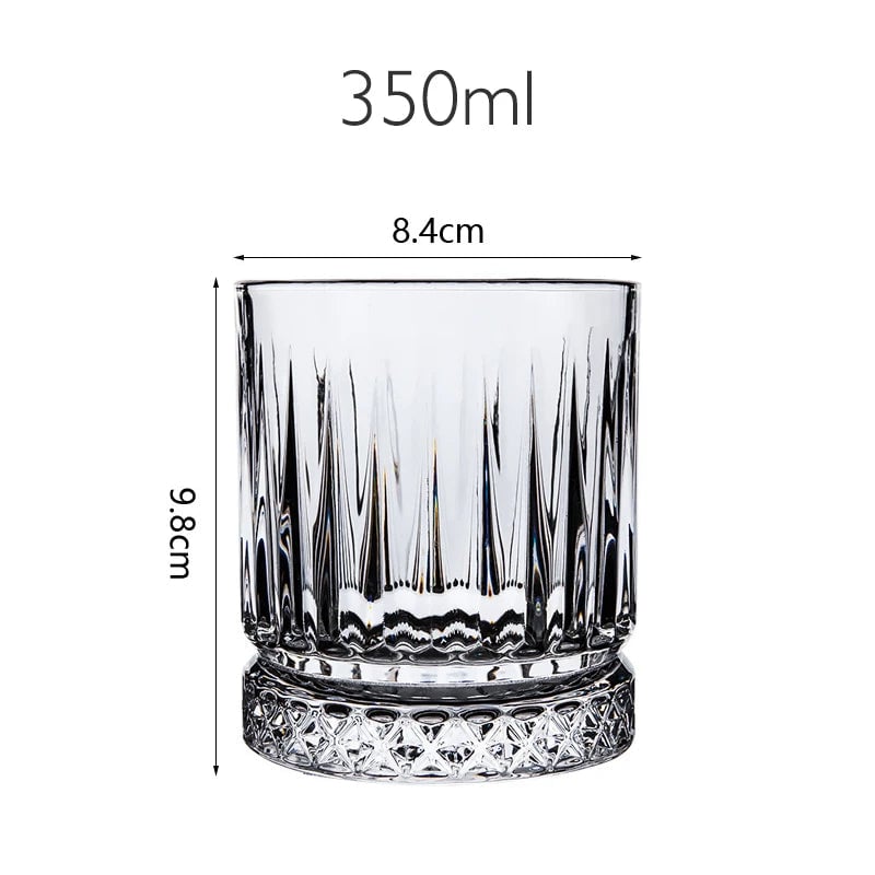 Don Draper Crystal Bourbon Glasses