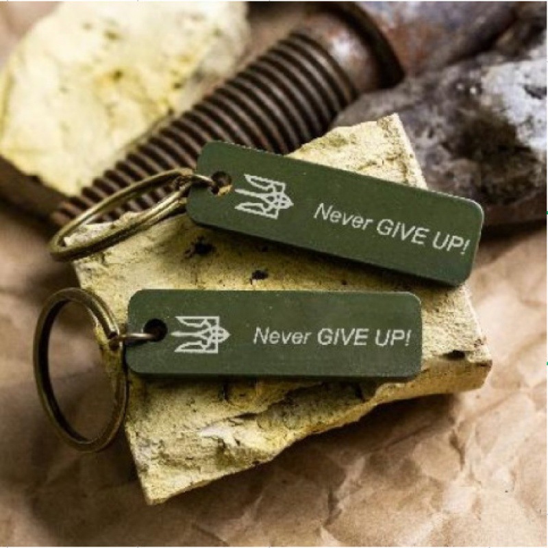 Keychain Made from Downed Russian Combat Tank T72 from Battlefield of Ukraine (BUY 2 SAVE 10%)