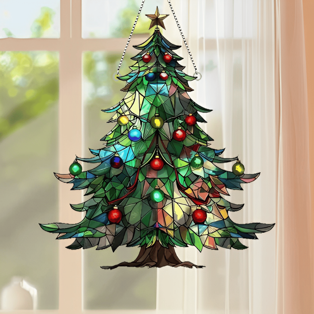 🎄(Christmas Hot Sale - 49% Off)🌈Christmas Tree Sun Catcher