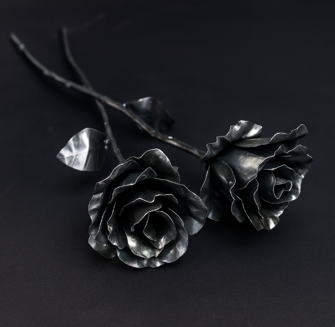 🌹100% Handmade Silver Limited Edition Rose (𝐂𝐡𝐚𝐝 𝐒𝐦𝐢𝐭𝐡 𝐇𝐚𝐧𝐝𝐦𝐚𝐝𝐞®)