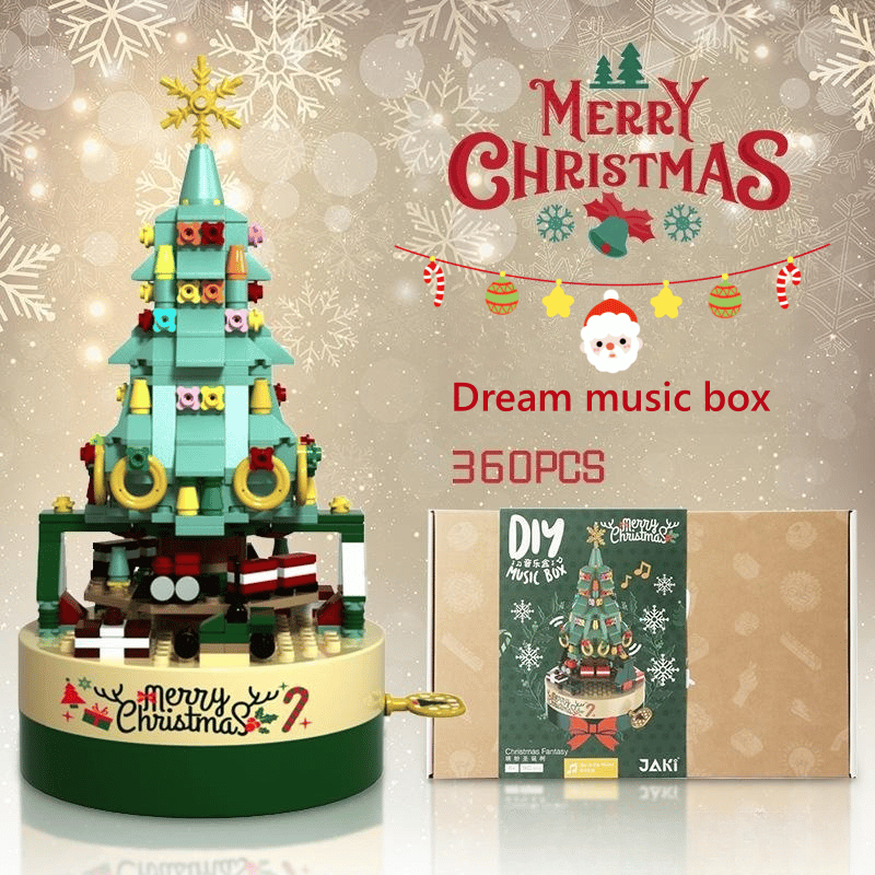 (🎄Early Christmas Sale - 50% OFF) 🔥DIY Christmas Tree Brick Music Box - 🚚Buy 2 Get Free Shipping