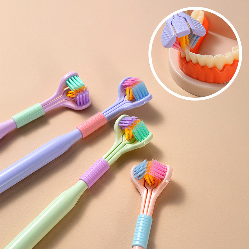 💥LAST DAY SALE 40% OFF💥3D Stereo Three-Sided Toothbrush