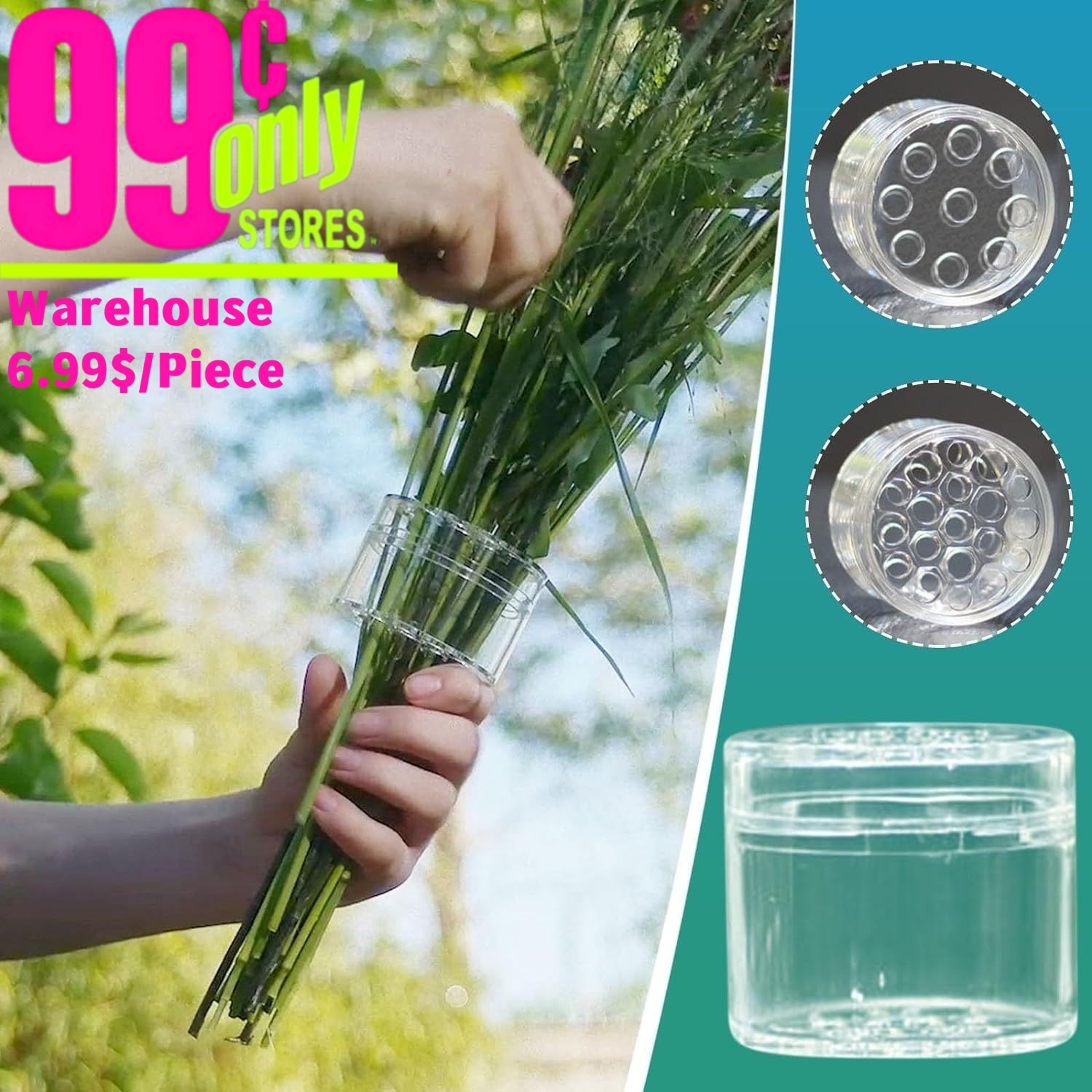 🔥Closed Store Promotion -70%OFF 💡Spiral Ikebana Stem Holder💐